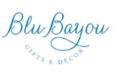 Logo for Blu Bayou Gifts and Decor Logo for Blu Bayou Gifts and Decor
