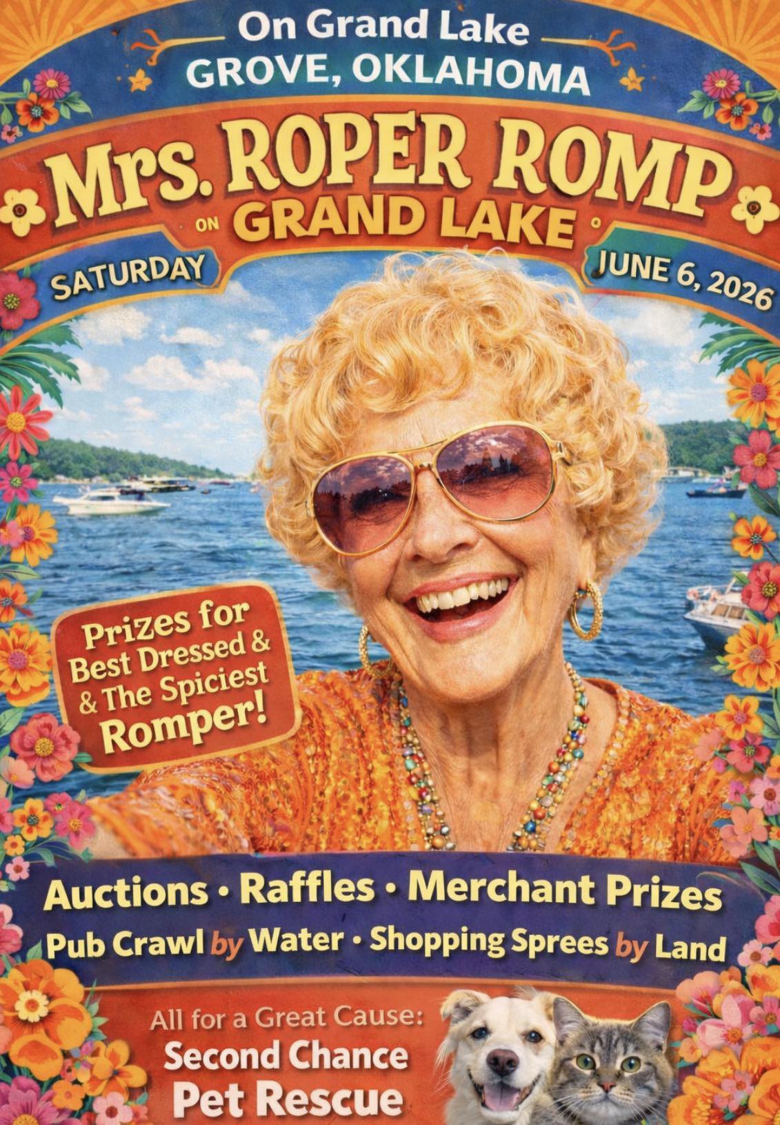 Mrs. Roper Romp on Grand Lake 2026 – Fundraiser for Second Chance Pet Rescue