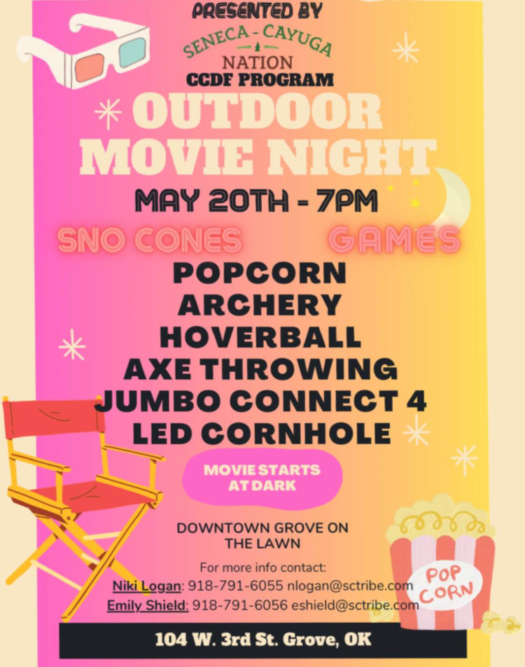 Outdoor Movie Night Grand Lake Living