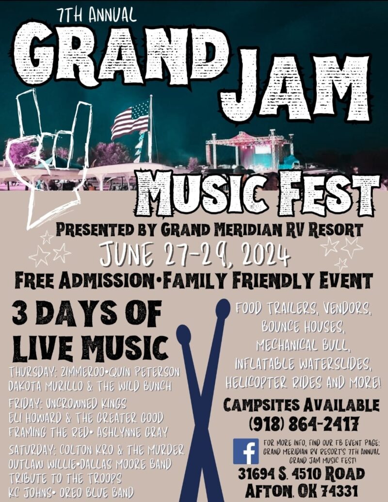 2024 Grand Jam Music Festival - Grand Lake Living